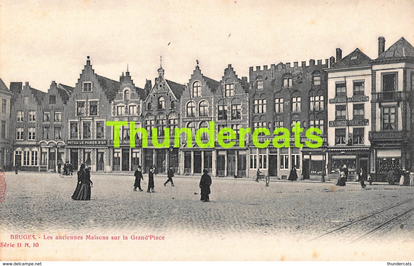 CPA BRUGGE CPA BRUGGE BRUGES ALBERT SUGG SERIE 11 N 10 LES ANCIENNES MAISONS SUR LA GRAND PLACE - Brugge