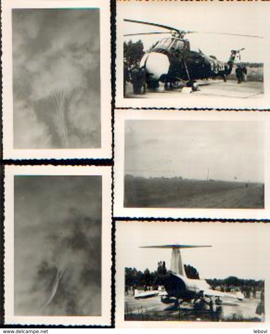 Meeting D’aviation De BEAUVECHAIN (22/06/1966) – Lot De 11 Photos Inédites + Tickets D’entrée Et De Parking - Aviation