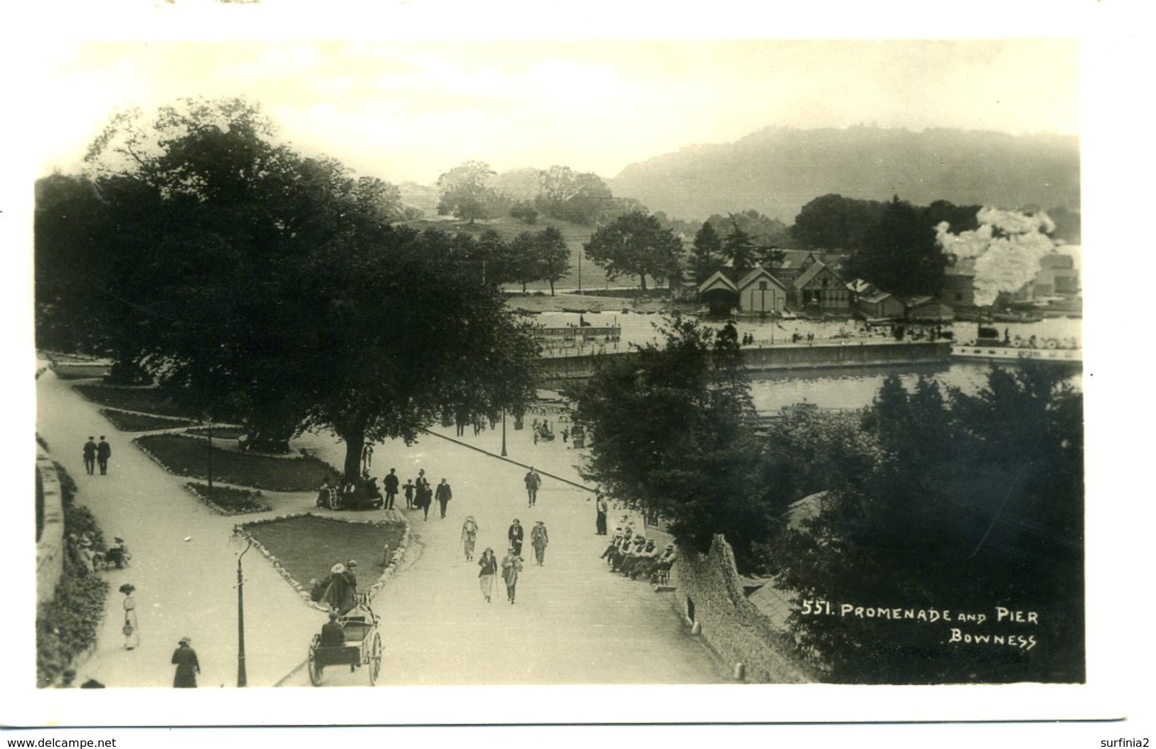 CUMBRIA - PROMENADE AND PIER, BOWNESS RP Cu1202 - Other & Unclassified