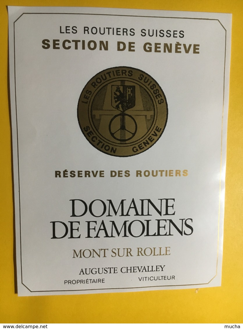 9016 -  Les Routiers Suisse Section De Genève Domaine De Famolens Mont-sur-Rolle - Sonstige & Ohne Zuordnung