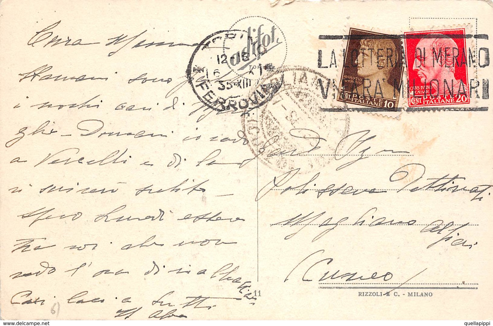 08789 "TORINO - PIAZZA VITTORIO VENETO" ANIMATA, TRAMWAY NR. 4. CART  SPED 1955 - Places & Squares