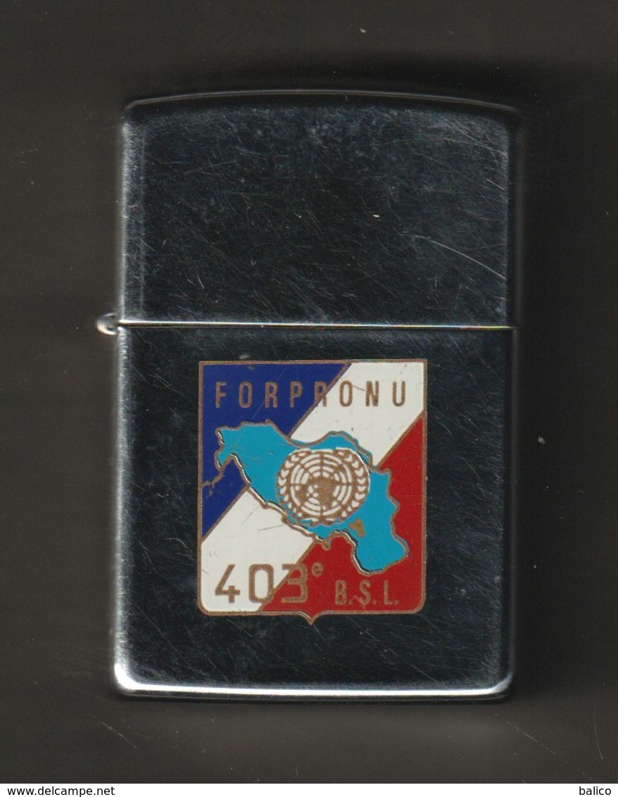 ZIPPO - FORPRONU  403e B. S. L -  Chromé  1994 - Réf, 742 - Zippo