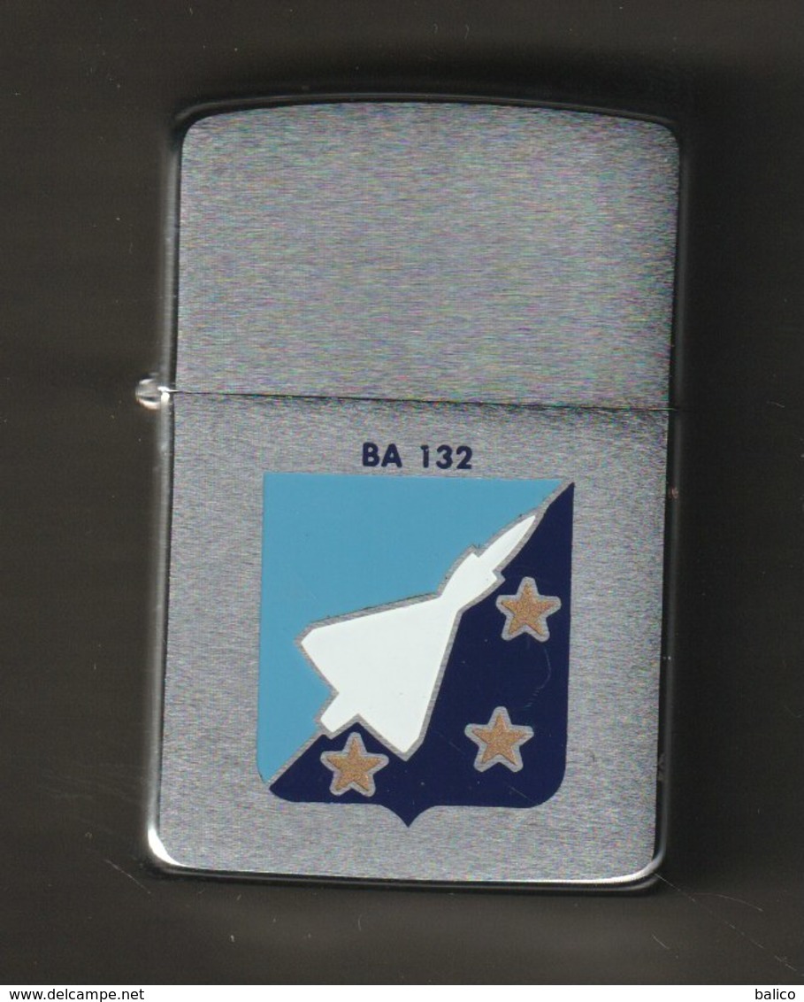 ZIPPO - B A 132 -  Chromé Brossé  1989 - Réf, 744 - Zippo