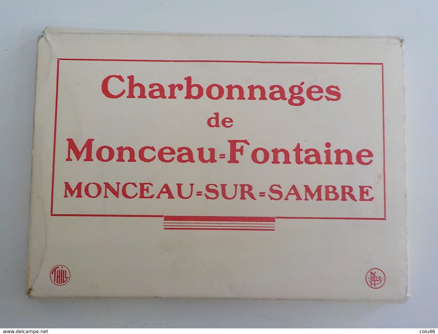 Pochette 36 CP Charbonnages Monceau-Fontaine Monceau-Sur-Sambre Mine Mineur Deleuze-Strens Forchies - Charleroi