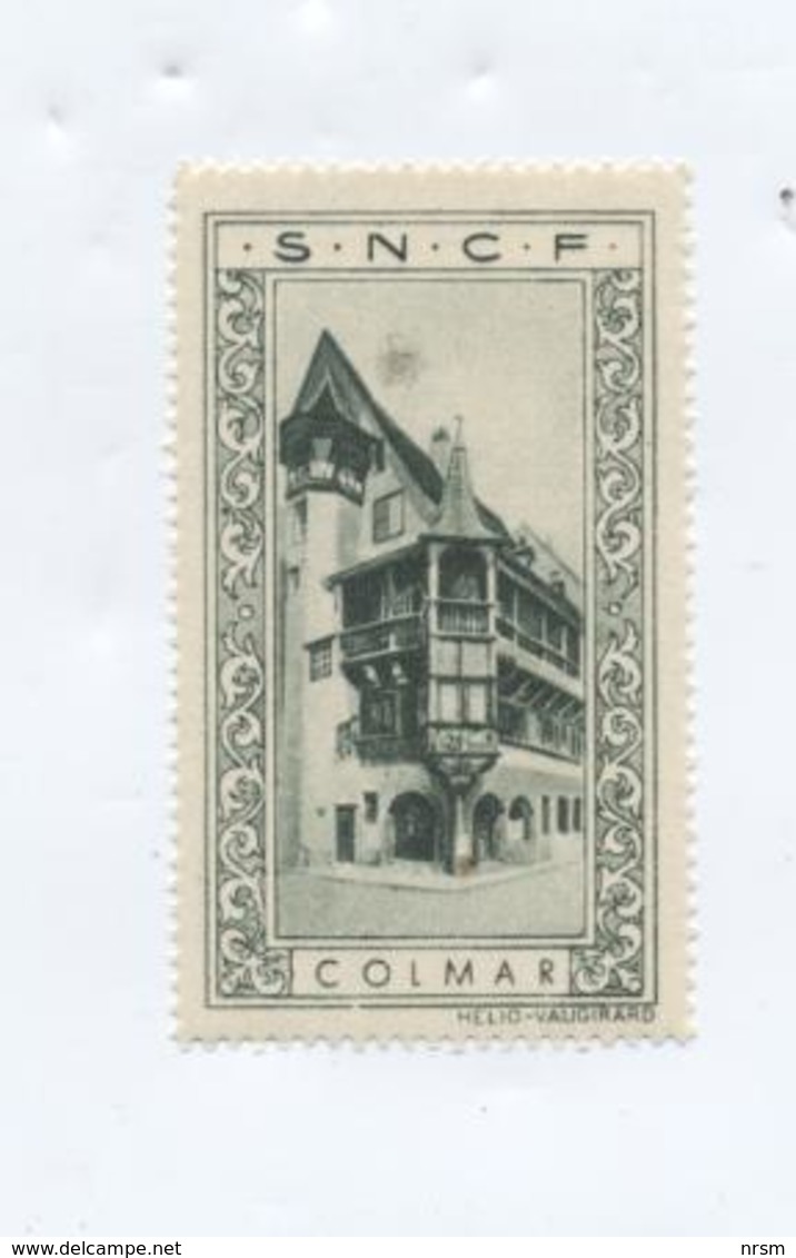 COLMAR (Haut Rhin) / Vignette SNCF / RARE - Autres & Non Classés