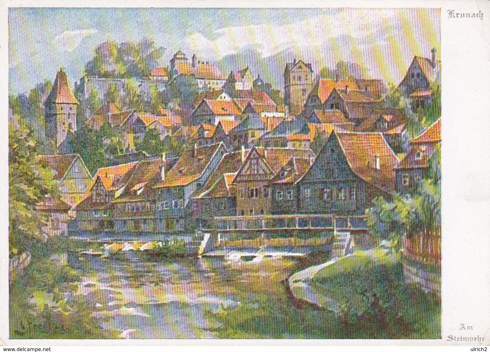 AK Kronach - Stadtaufbau Am Steinwehr - C. Freytag (37612) - Kronach