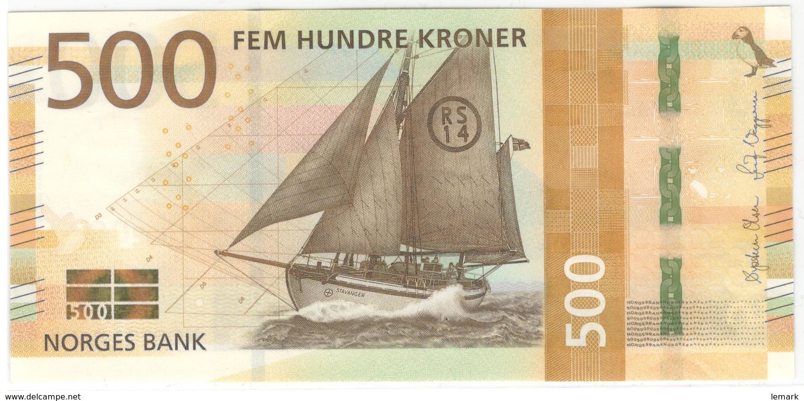 Norway 500 Kronen 2018 Pnew AUNC - Norway