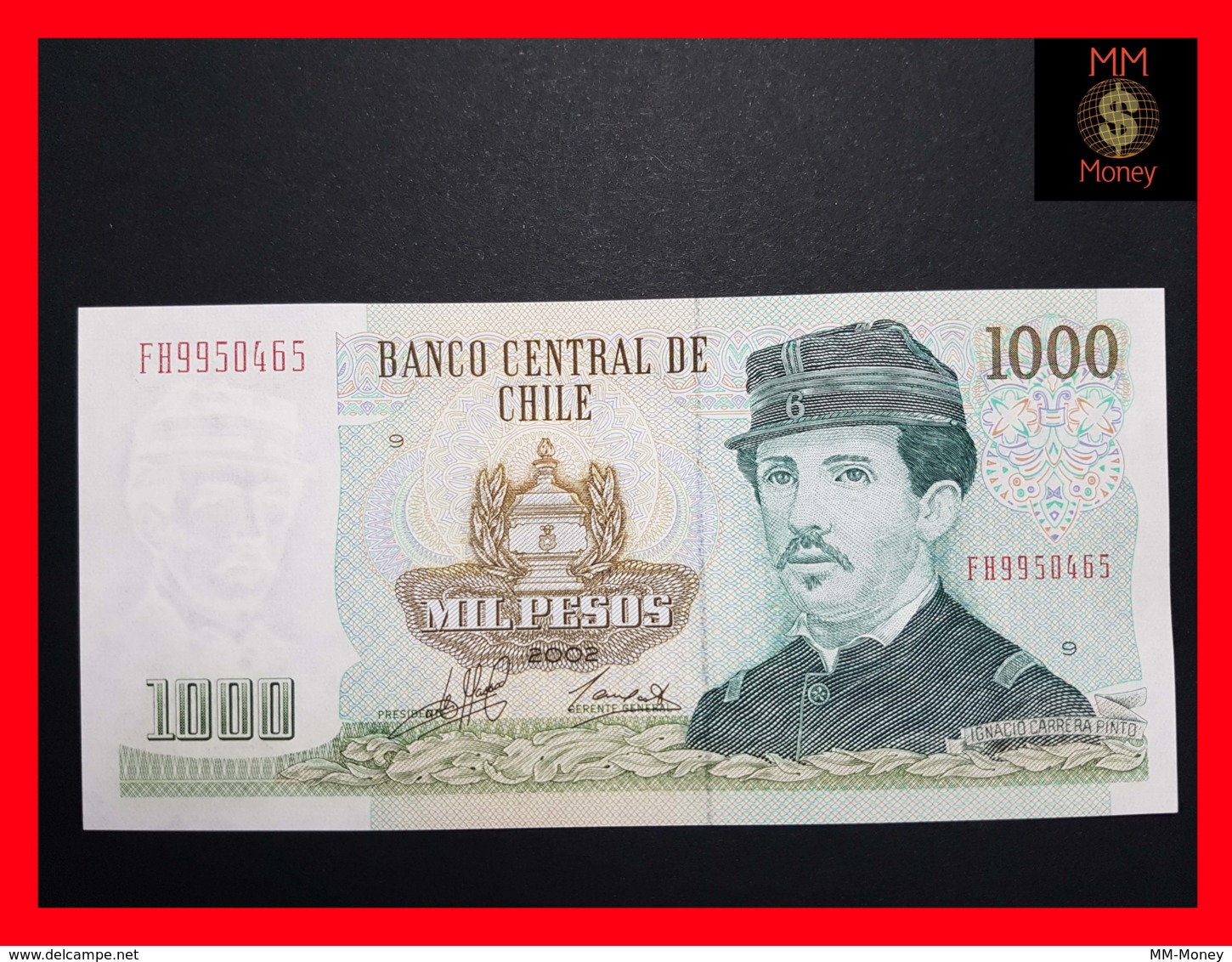 CHILE  1.000 1000 Pesos  2002  P. 154  UNC - Chili