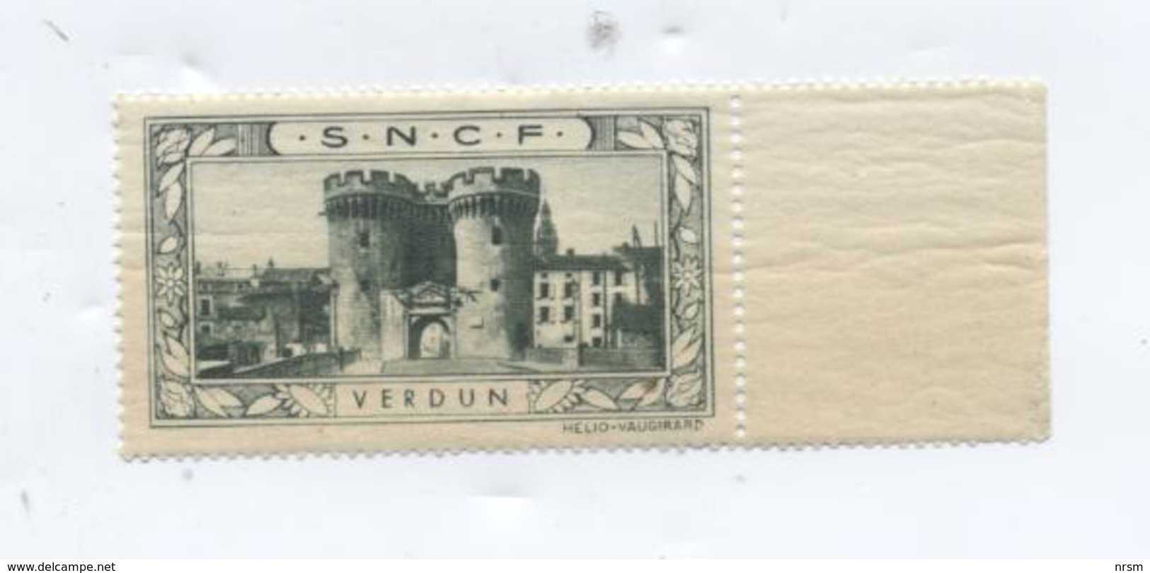 VERDUN (Meuse) / Vignette SNCF / RARE - Autres & Non Classés