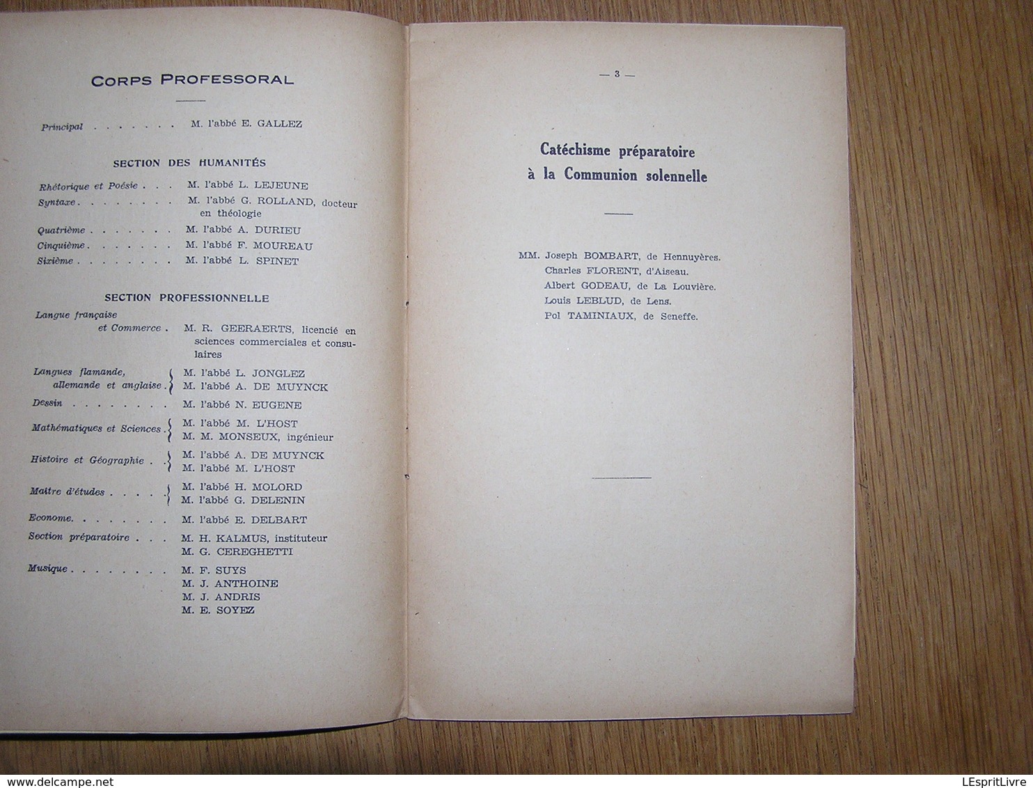 PALMARES D' Honneur Et D' Excellence  ANNEE 1933 1934 COLLEGE SAINT VINCENT à SOIGNIES Ecole Prix Résultats - Diploma & School Reports