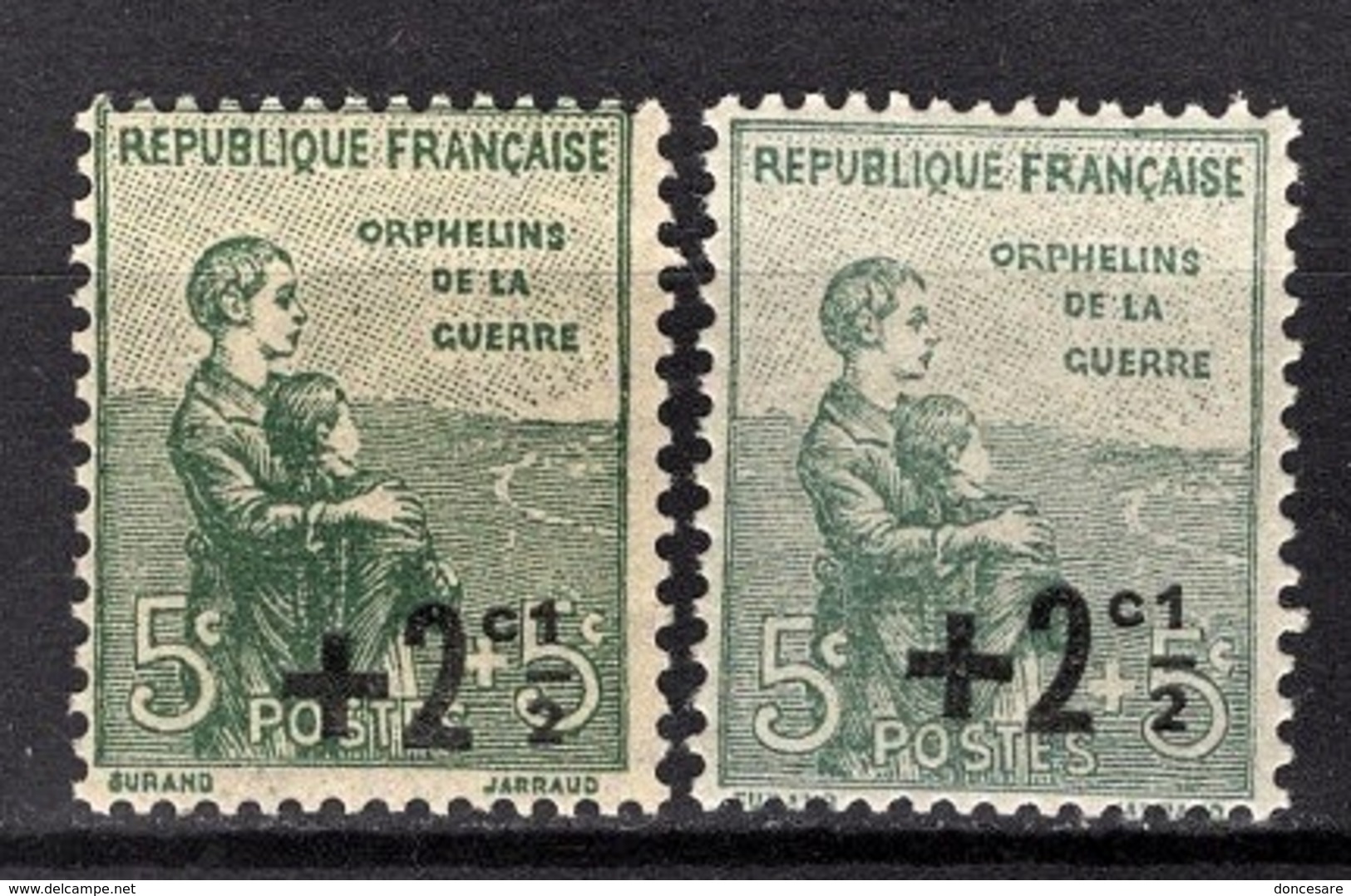 FRANCE 1922 / 1926 -  Y.T. N° 163 X 2 NUANCES - NEUFS** - Neufs