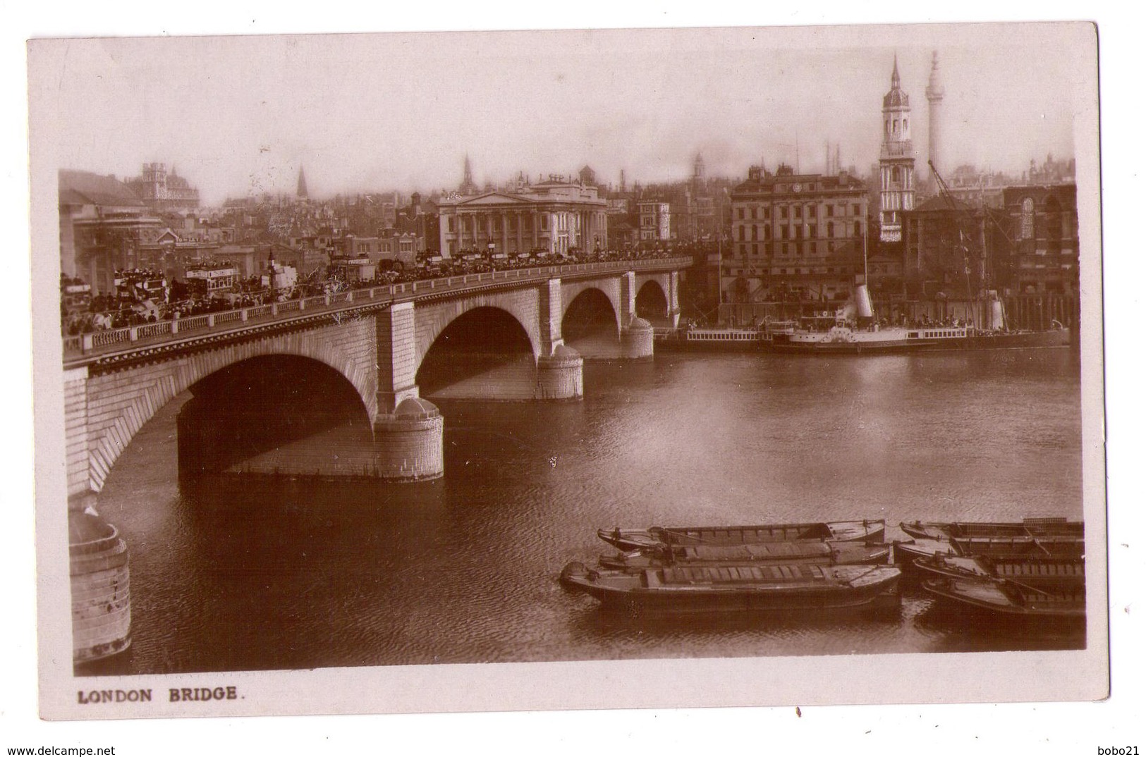 3163 - London ( England ) - London Bridge - ( Vraie Photo ) - River Thames