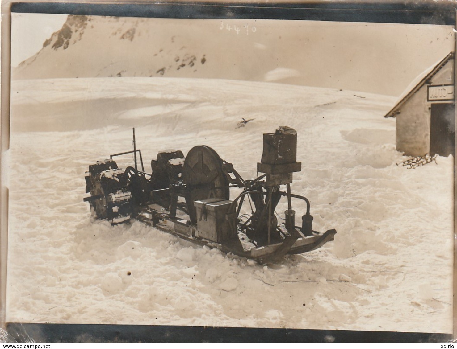 Mission CHARCOT Authentique Traineau Automobile (RARE) Expédition Antartique 1908/1910 - Photo Grand Reporter  M BRANGER - Boats