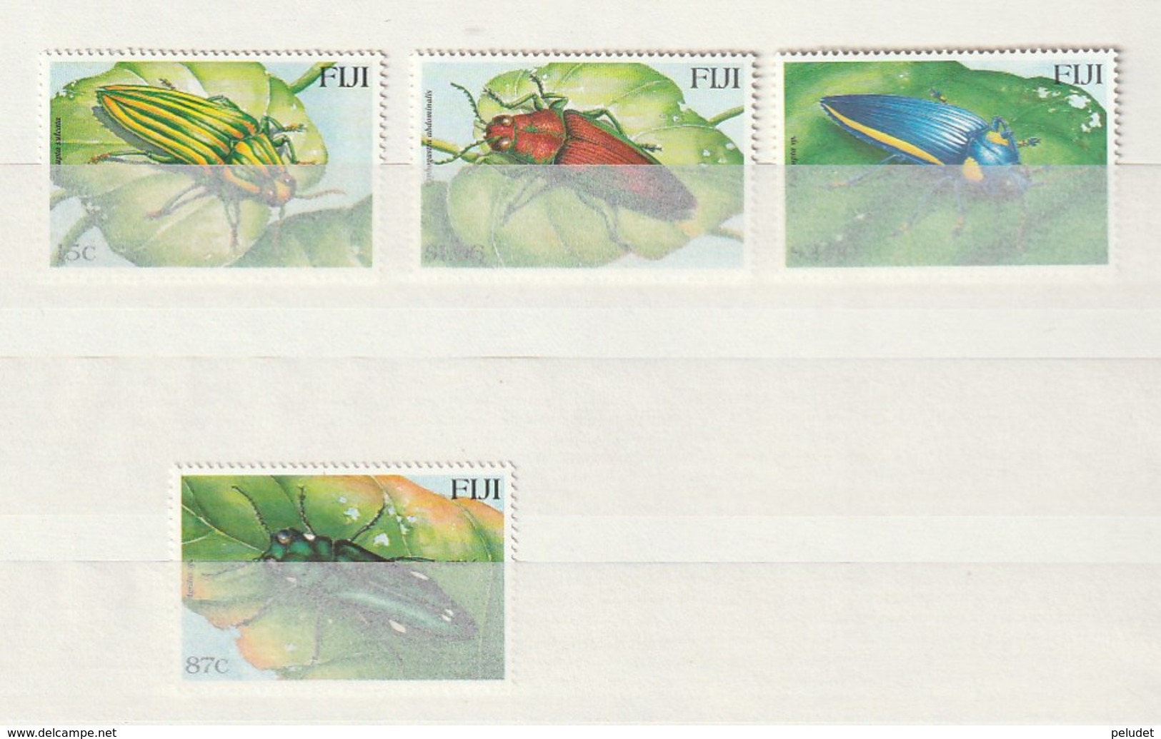 Fiji - 2000 Beetles 4v ** Mi  912/15 - Fiji (1970-...)