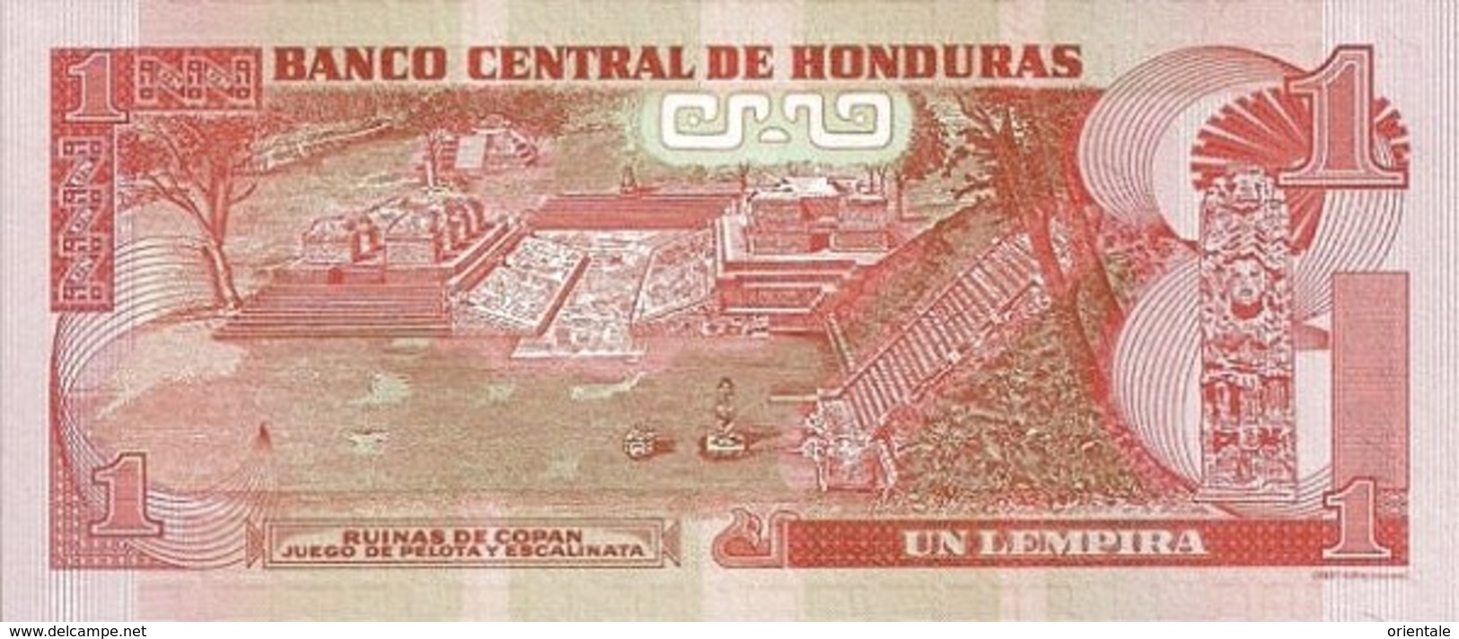 HONDURAS P.  89b 1 L 2010 UNC (2 Billets) - Honduras