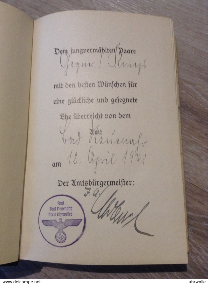 Adolf Hitler Mein Kampf Originalausgabe 1940 Zentralverlag NSDAP München Kriegsausgabe - Deutsch