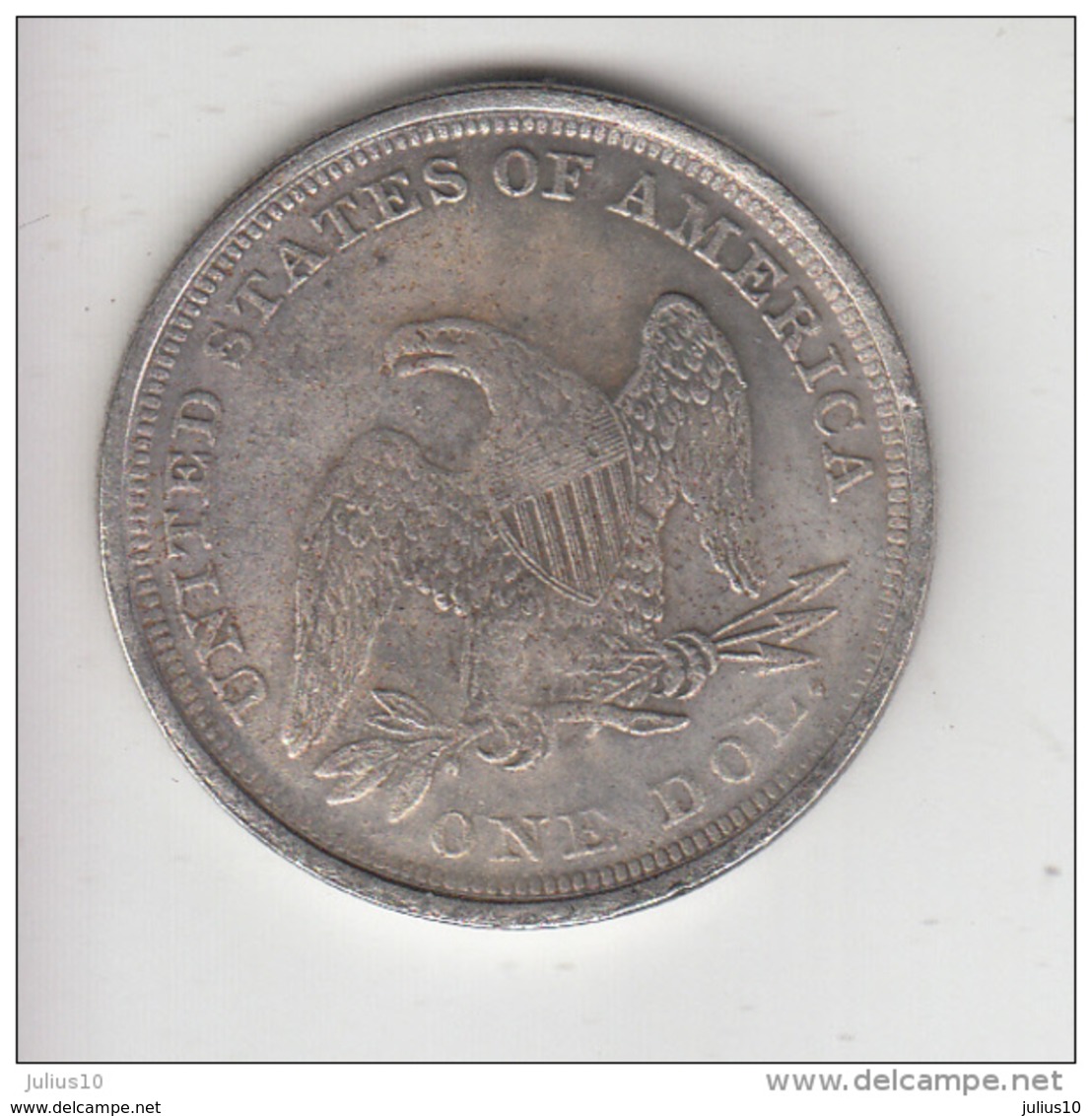 USA 1847 ONE DOLLAR Replica (?) Read Description  #19925 - 1840-1873: Seated Liberty
