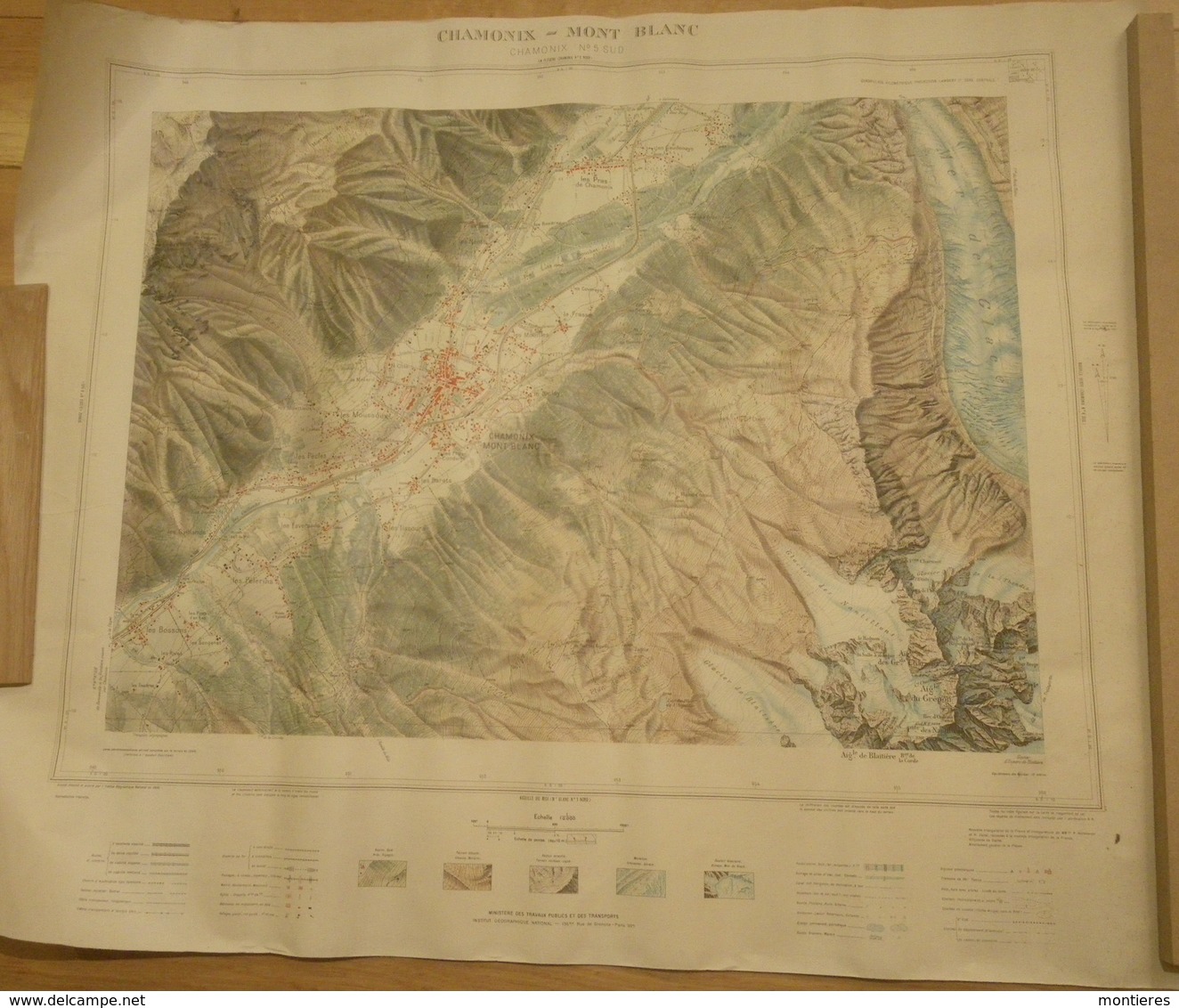 Carte IGN Chamonix - Mont-Blanc - La Flégére - La SAVOIE - 74 - Geographical Maps