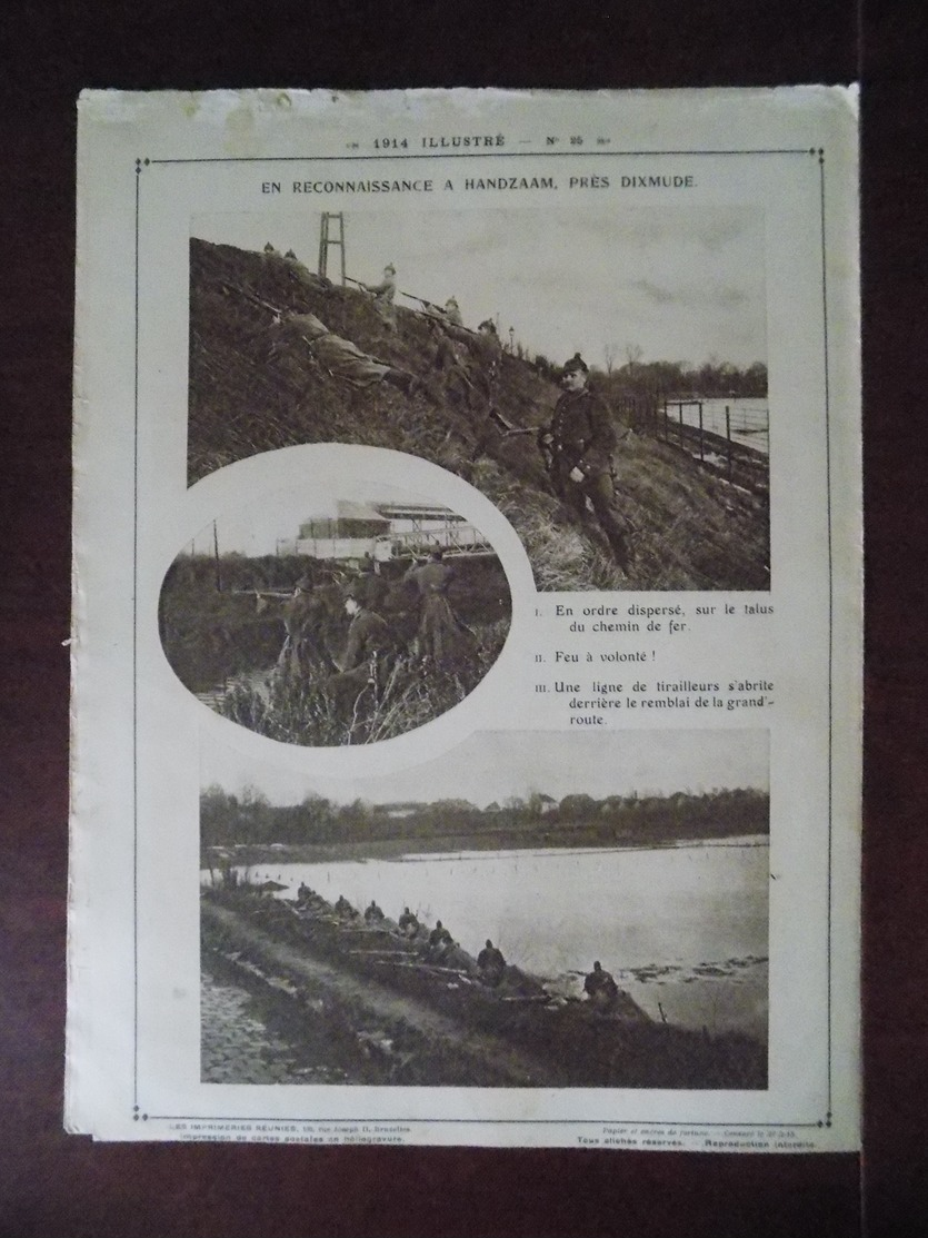 1914 Illustré N° 25 Héligoland - Ans - Zeebrugge - Humbeek - Handzaam... - 1900 - 1949