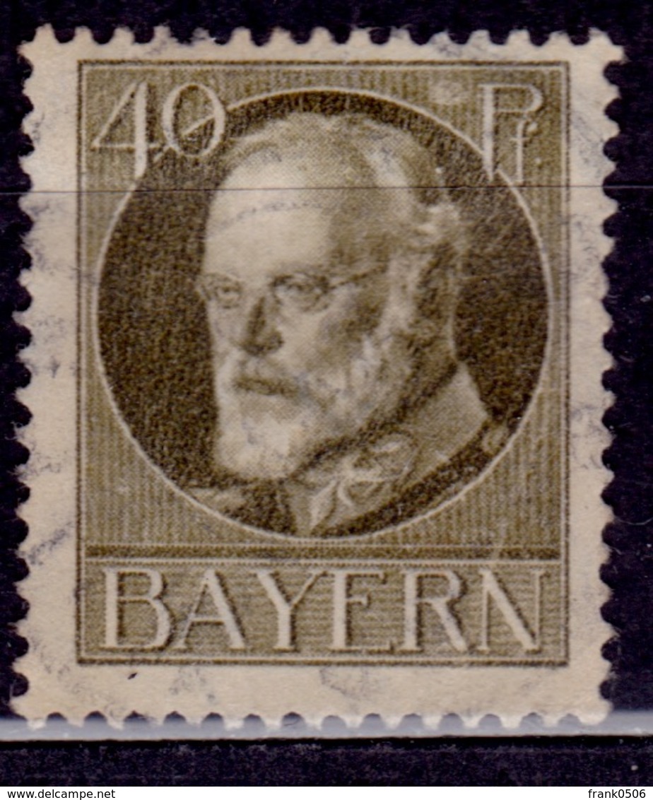 Germany - Bavaria 1914-20, King Ludwig III, 40pf, Sc#105, Used - Autres & Non Classés