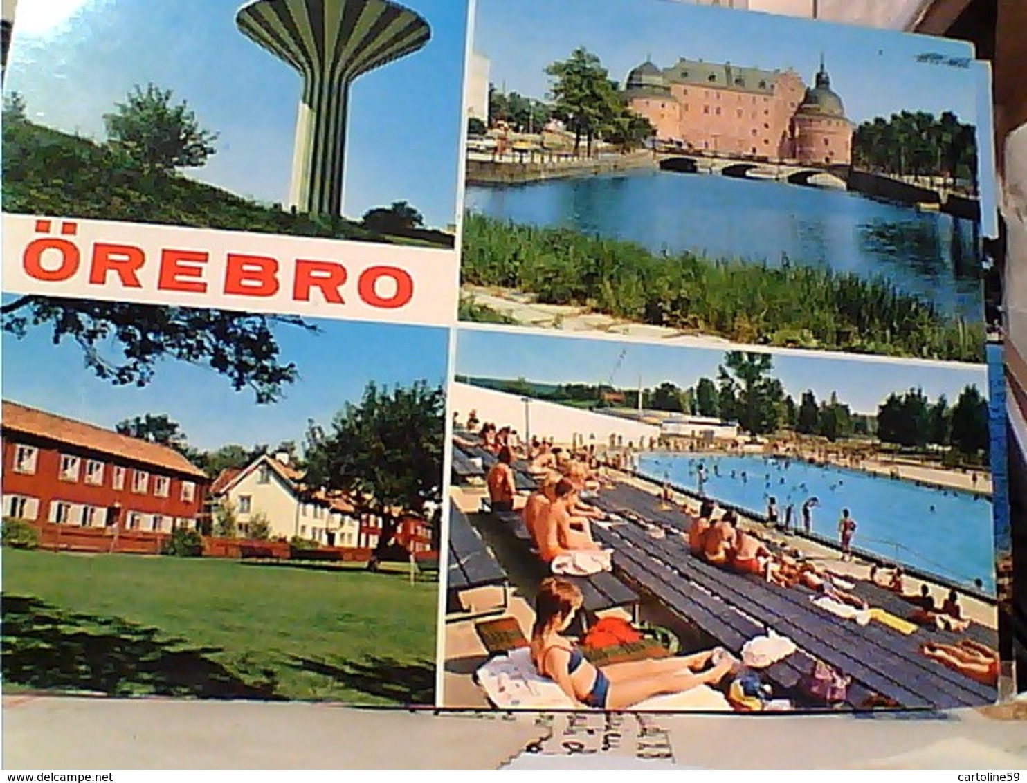 Sweden - Orebro - Svampen - Water Tower VUES  STAMP TIMBRE  SELO 1 Kr GX5631 - Suède