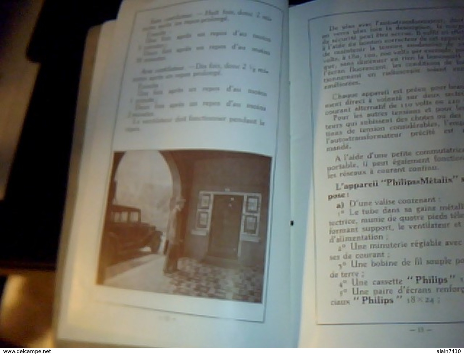 Livret Technique Publicitaire Materiel Medical Ancien PORTATIF A  RAYON X PHILIPS  METALIX  19 Pages Annee1930 - Publicités