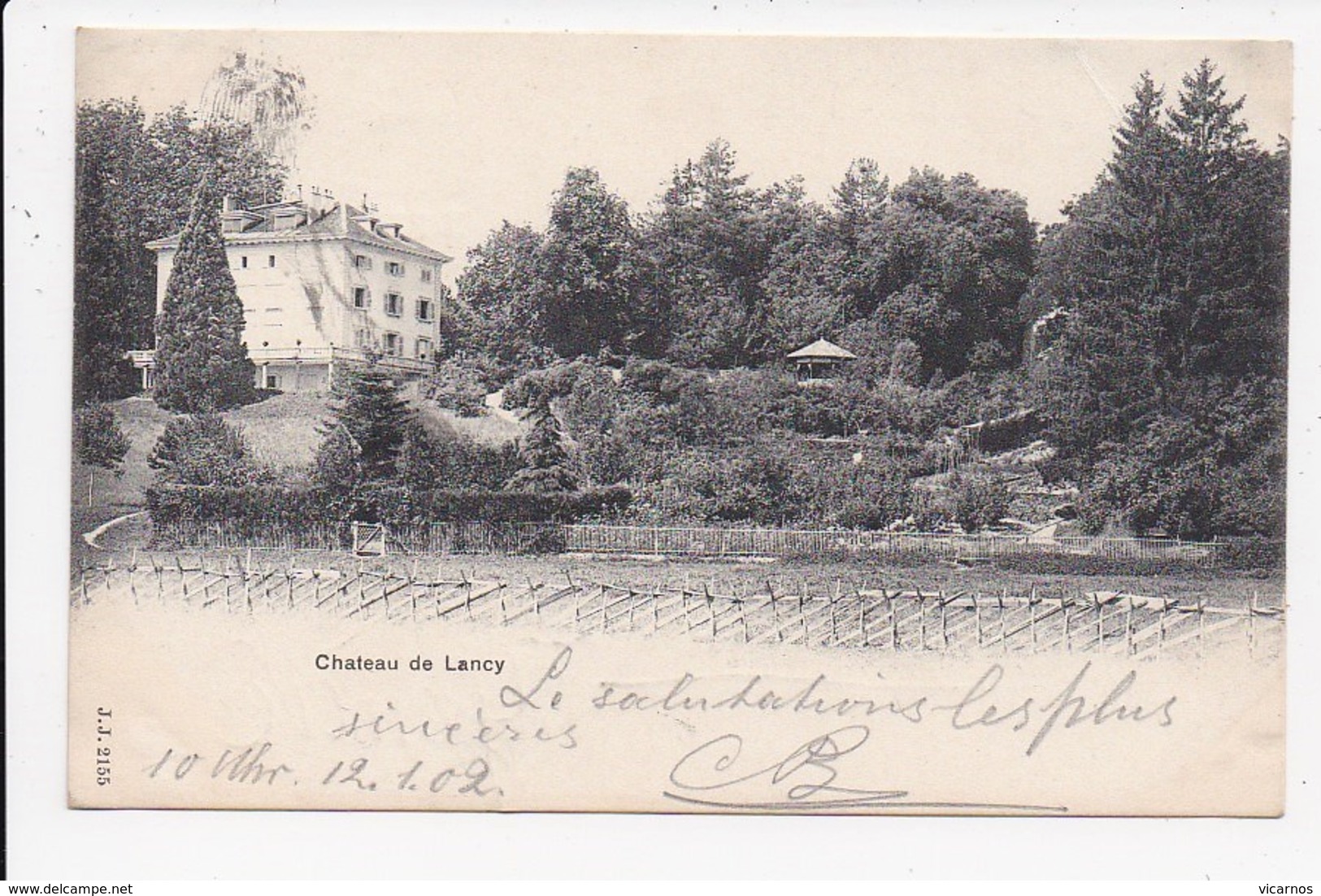 CPA SUISSE Chateau De Lancy - Lancy