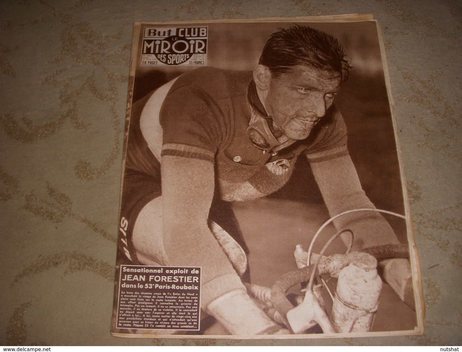 MIROIR Des SPORTS 509 11.04.1955 CYCLISME PARIS ROUBAIX FORESTIER RUGBY FRANCE - Sport