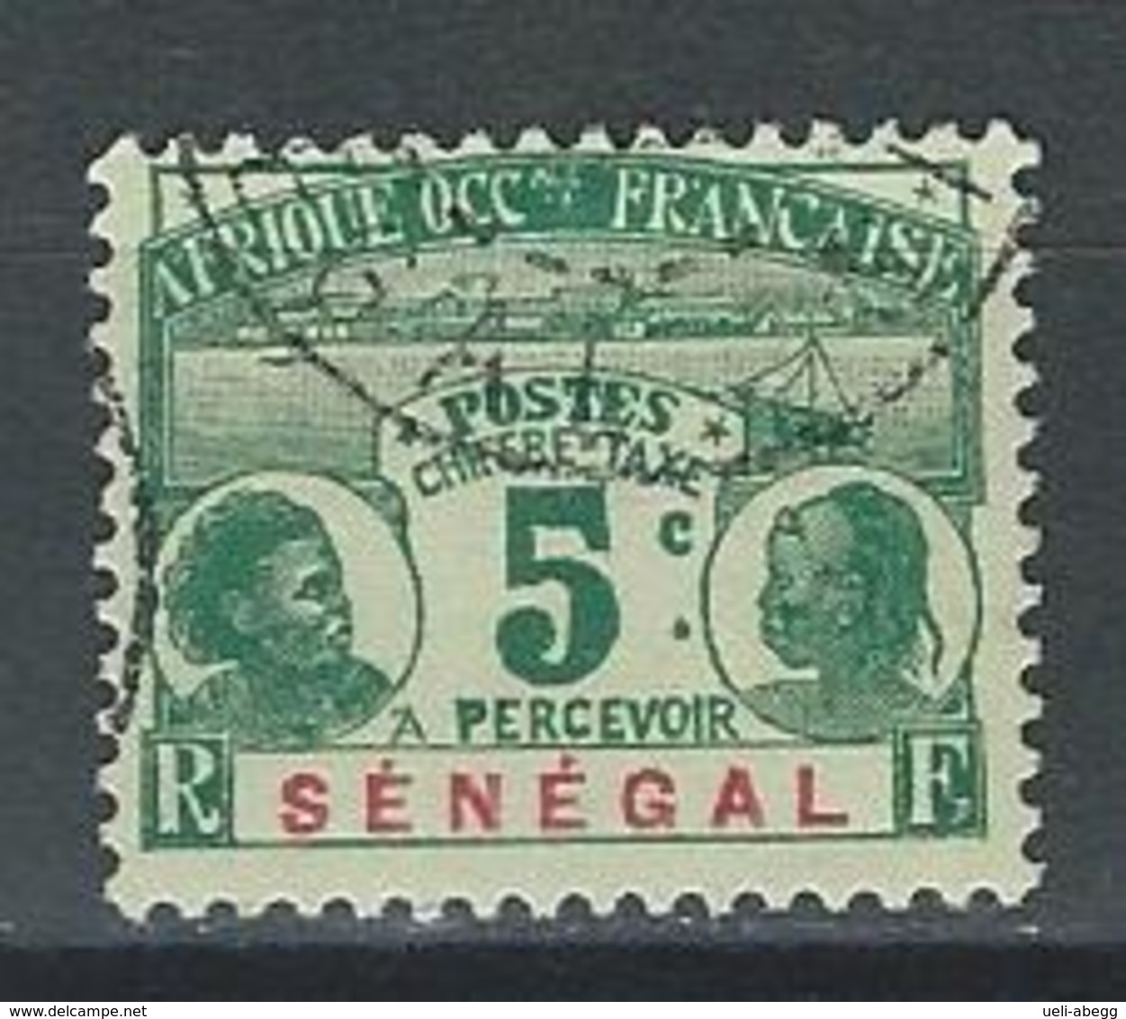 Sénégal Yv. T4, Mi P4 - Portomarken