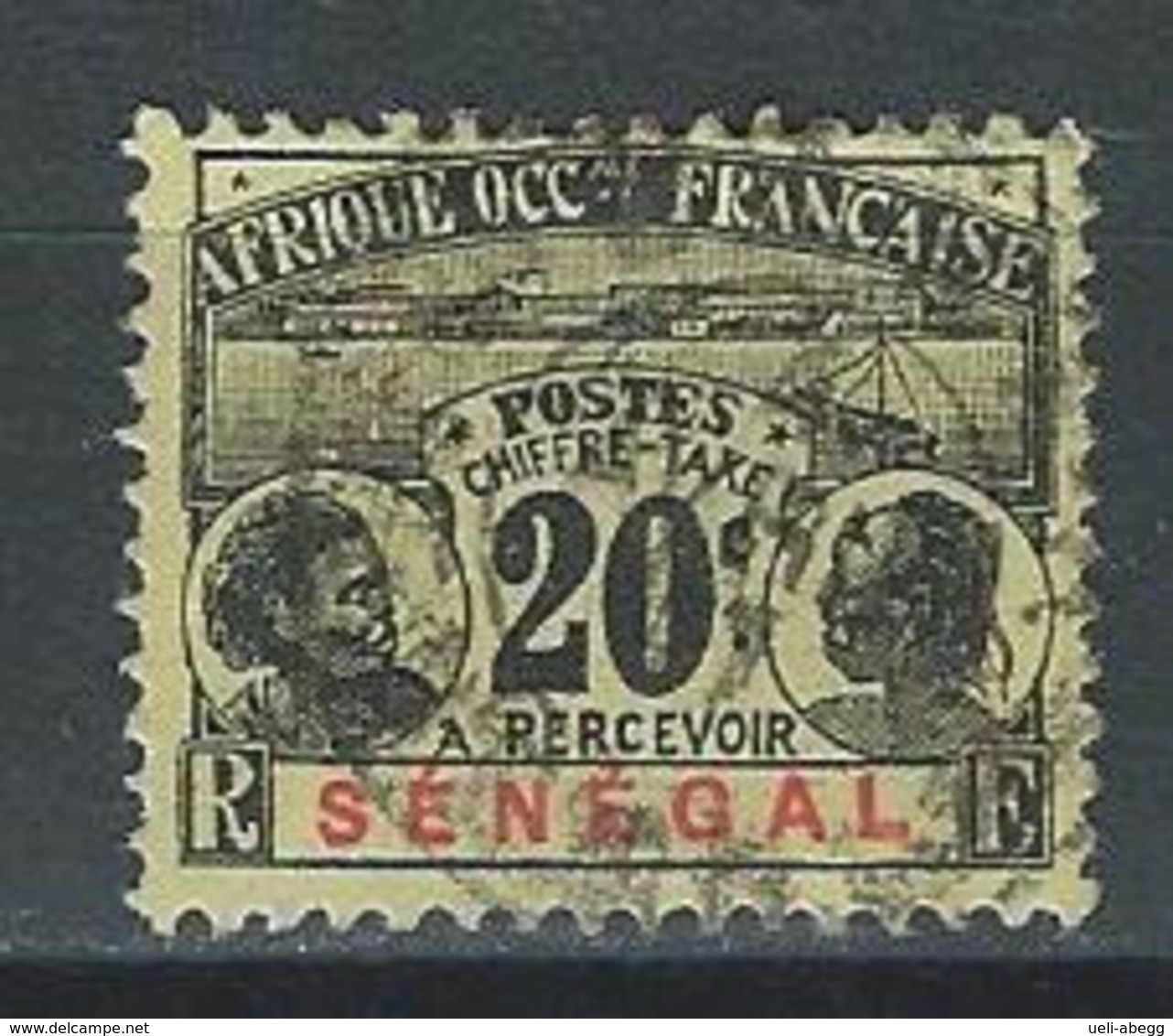 Sénégal Yv. T7, Mi P7 - Postage Due