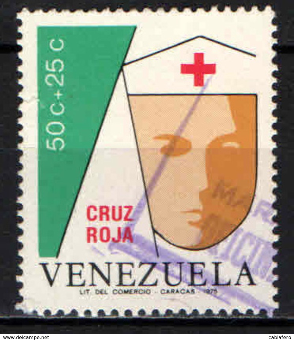 VENEZUELA - 1975 - CROCE ROSSA - USATO - Venezuela