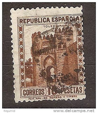 España U 0675 (o) Toledo.  1932. Dent. 11 1/4 - Oblitérés