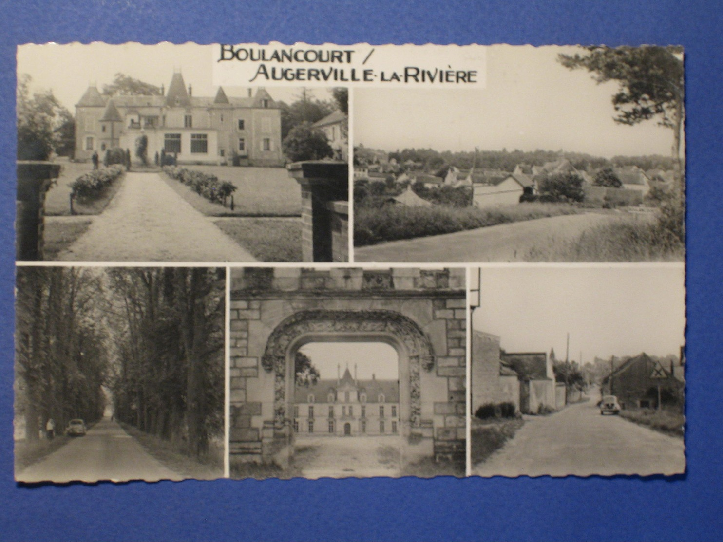 CP BOULANCOURT- AUGERVILLE LA RIVIERE. Seine Et Marne. TBE - Autres & Non Classés