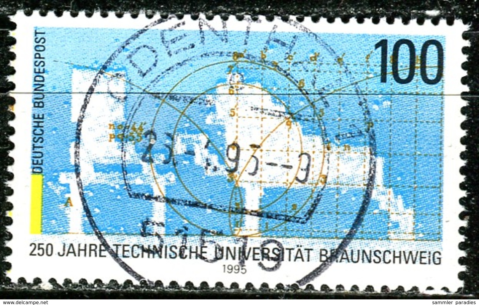 BRD - Mi 1783  - OO Gestempelt  (C) - 100Pf                   Technische Uni Braunschweig - Used Stamps