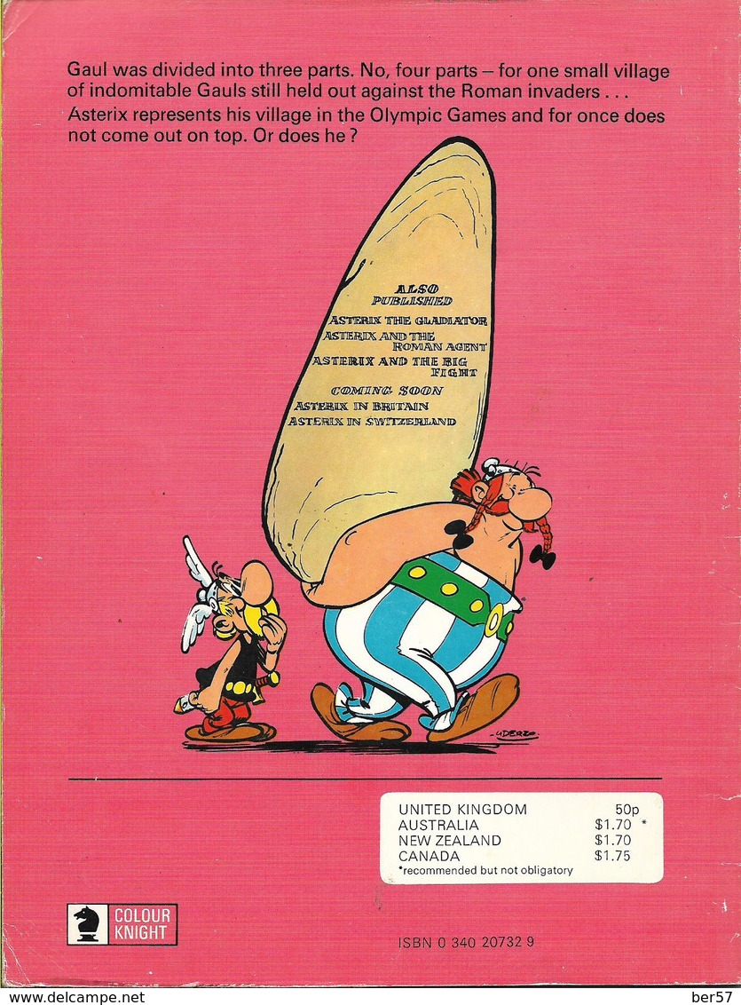 Bande Dessinée Astérix At Olympic Games (Edition Anglaise) - Striptijdschriften