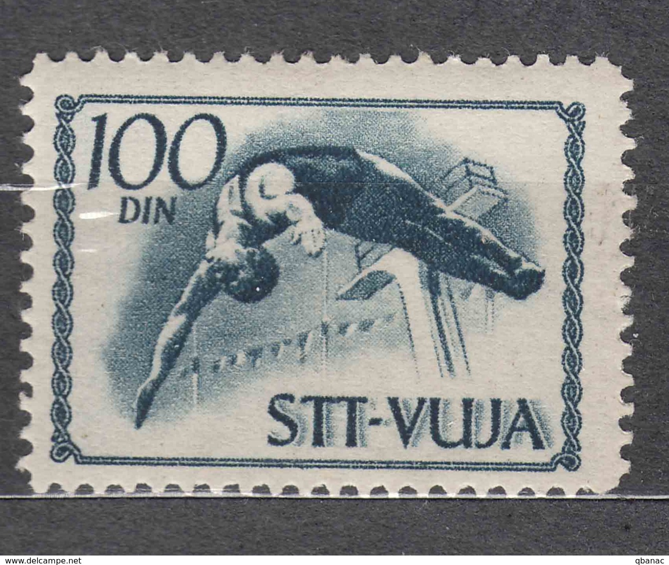 Italy Yugoslavia Trieste Zone B, Sport 1952 Mi#65, Sassone#51 Mint Hinged - Mint/hinged