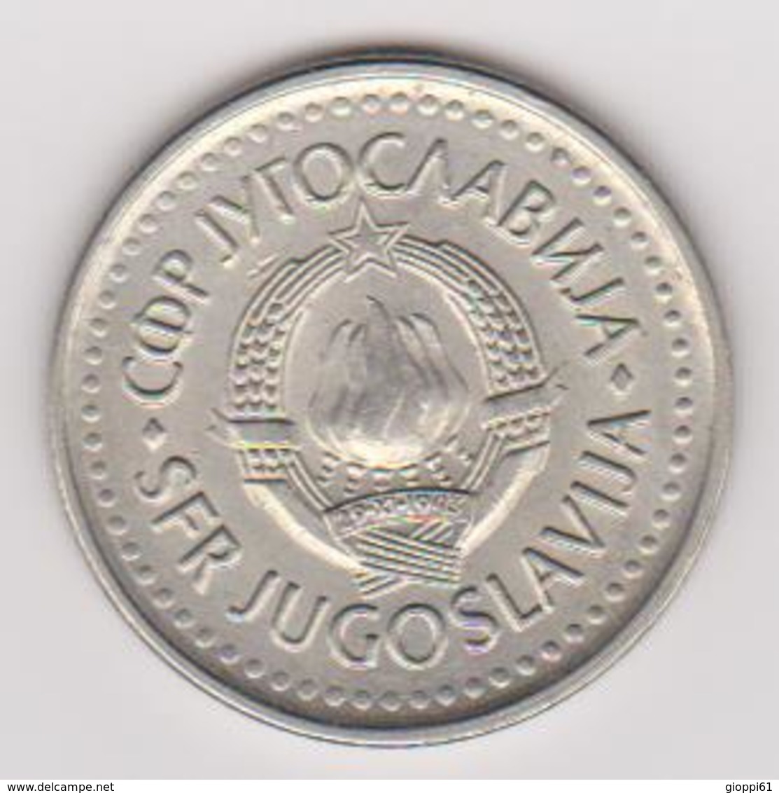 1986 Jugoslavia - 10 Dinara. (circolate) Fronte E Retro - Jugoslavia