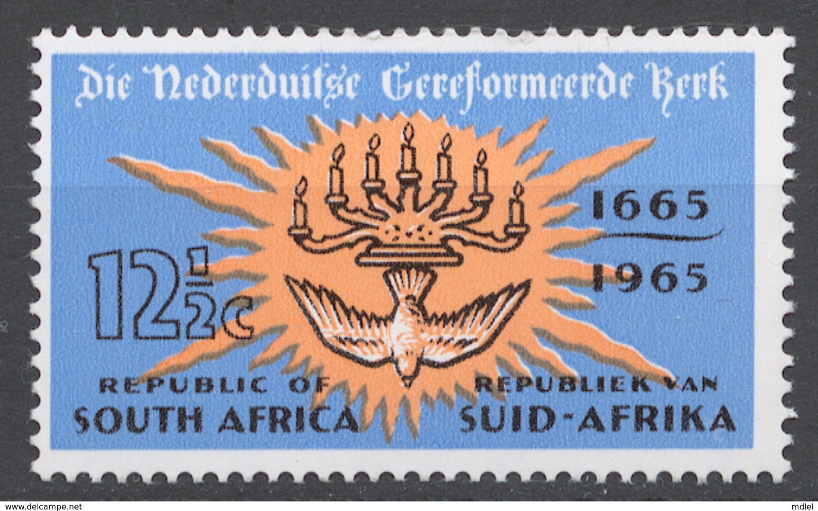 South Africa 1965 Mi# 347** DUTCH REFORMED CHURCH IN SOUTH AFRICA - Ongebruikt