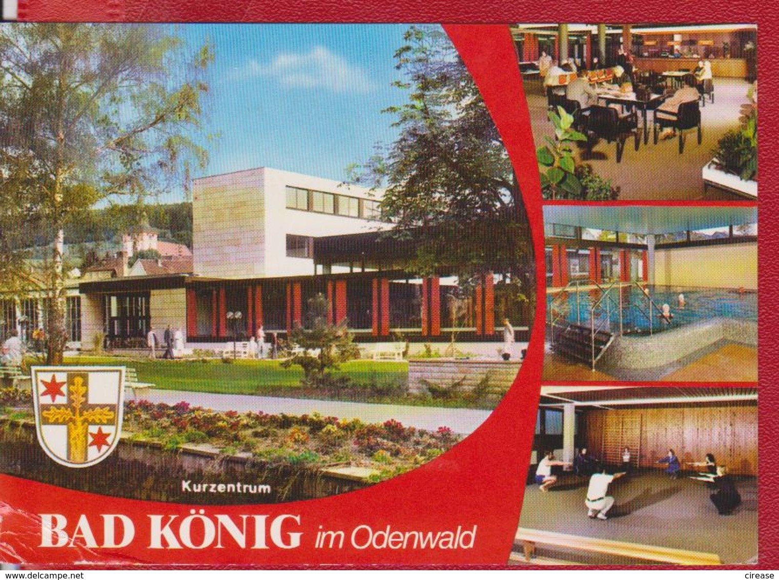 BAD KONIG GERMANY POSTCARD USED - Bad Koenig