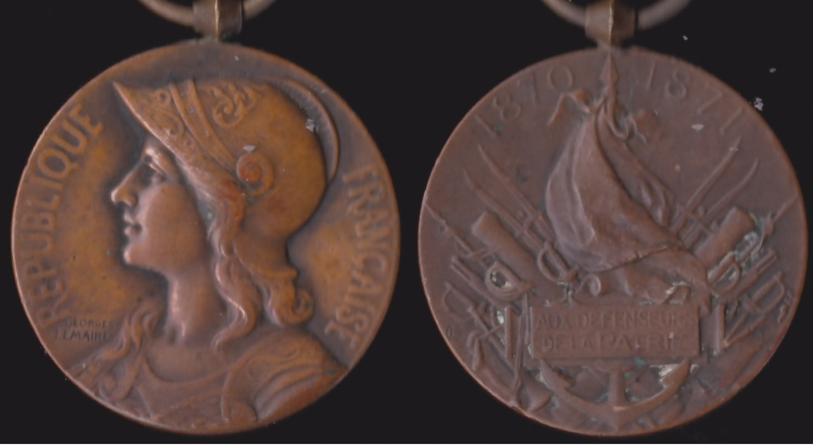 France, Médaille Commémorative De La Guerre 1870-1871 - France