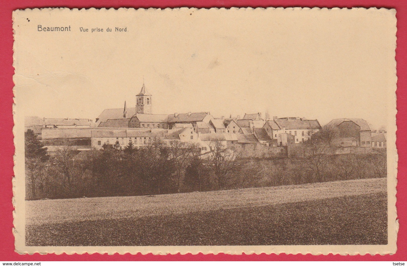 Beaumont - Vue Prise Du Nord - 1938 ( Voir Verso ) - Beaumont