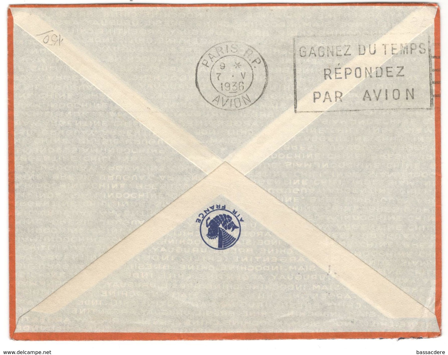 9512 - Via AIR FRANCE - Lettres & Documents