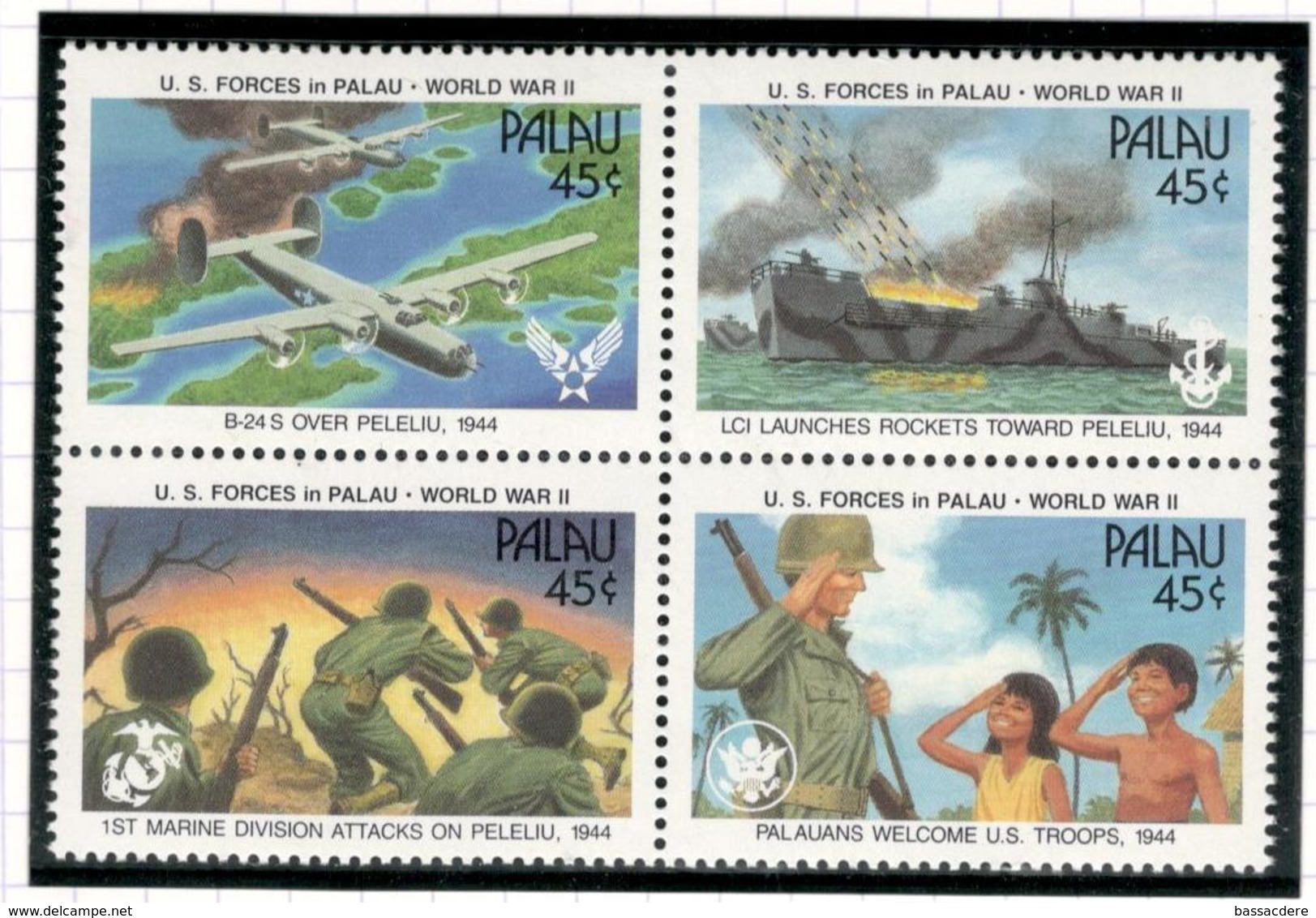 9517 - Guerre Du Pacifique - Palau