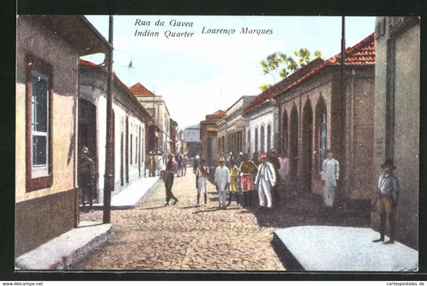 CPA Maputo, Rua Da Gavea, Indian Quarter - Mozambique