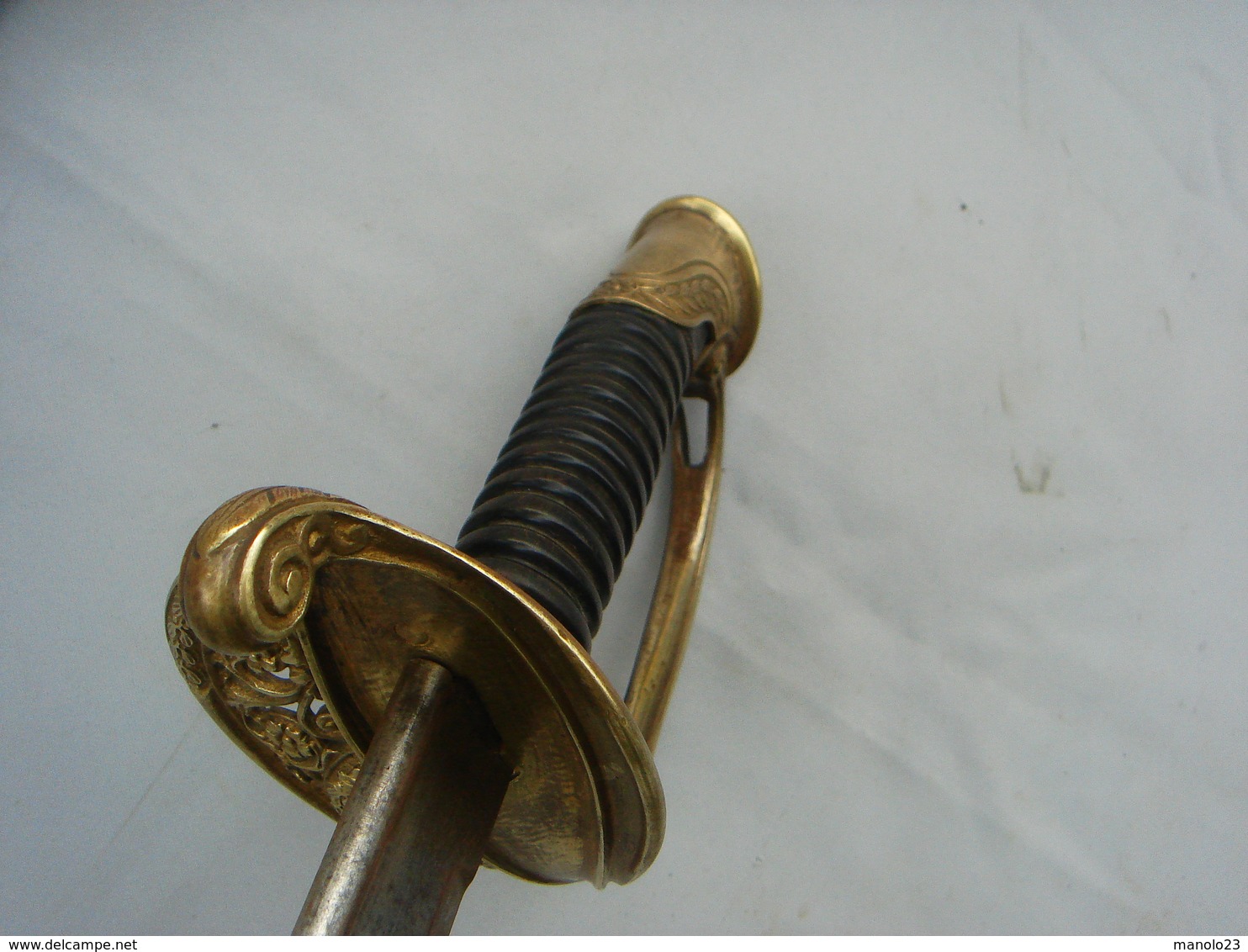 Sabre d'officier d'infanterie modèle 1845/55 avec son fourreau