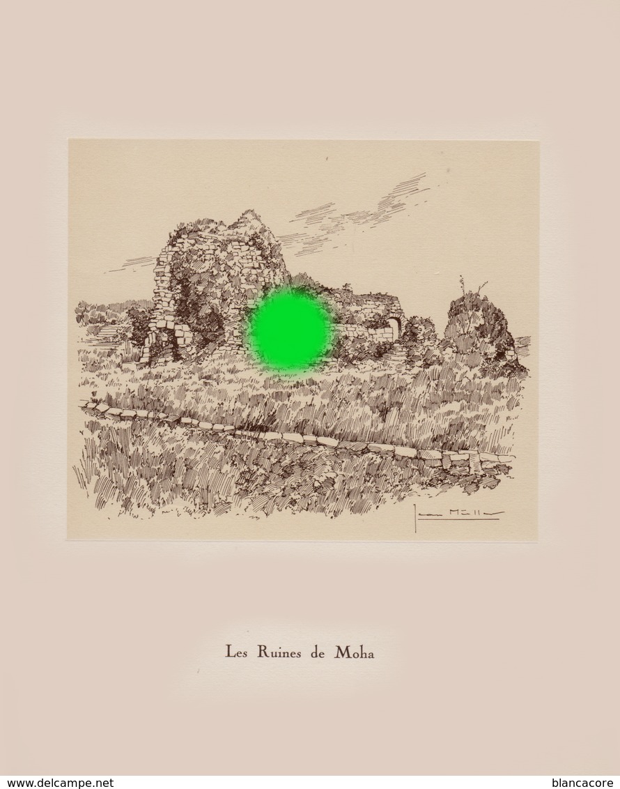 Gravure De Jean Müller  LES RUINES DE MOHA  ( Wanze ) - Autres & Non Classés