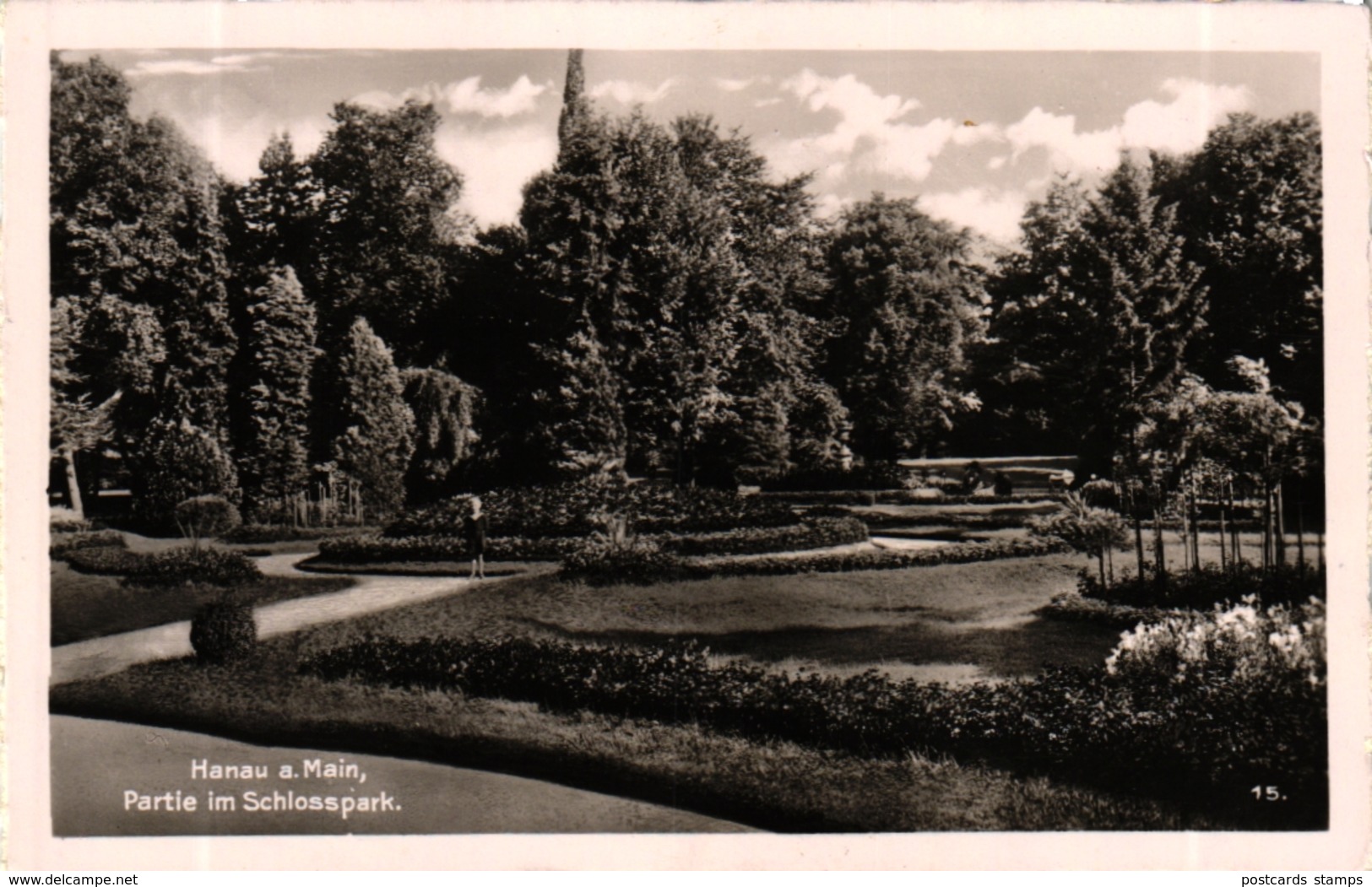 Hanau, Partie Im Schlosspark, Feldpost 1940 - Hanau