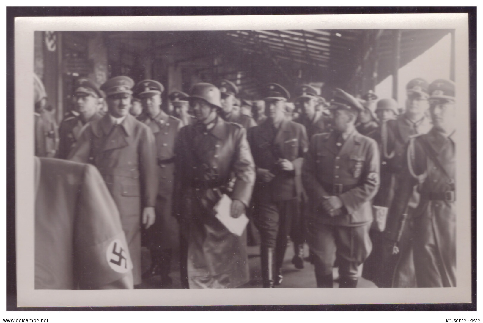 Dt- Reich (005522) Propaganda Fotokarte A.Hitler Zu Besuch, Ungebraucht - Briefe U. Dokumente