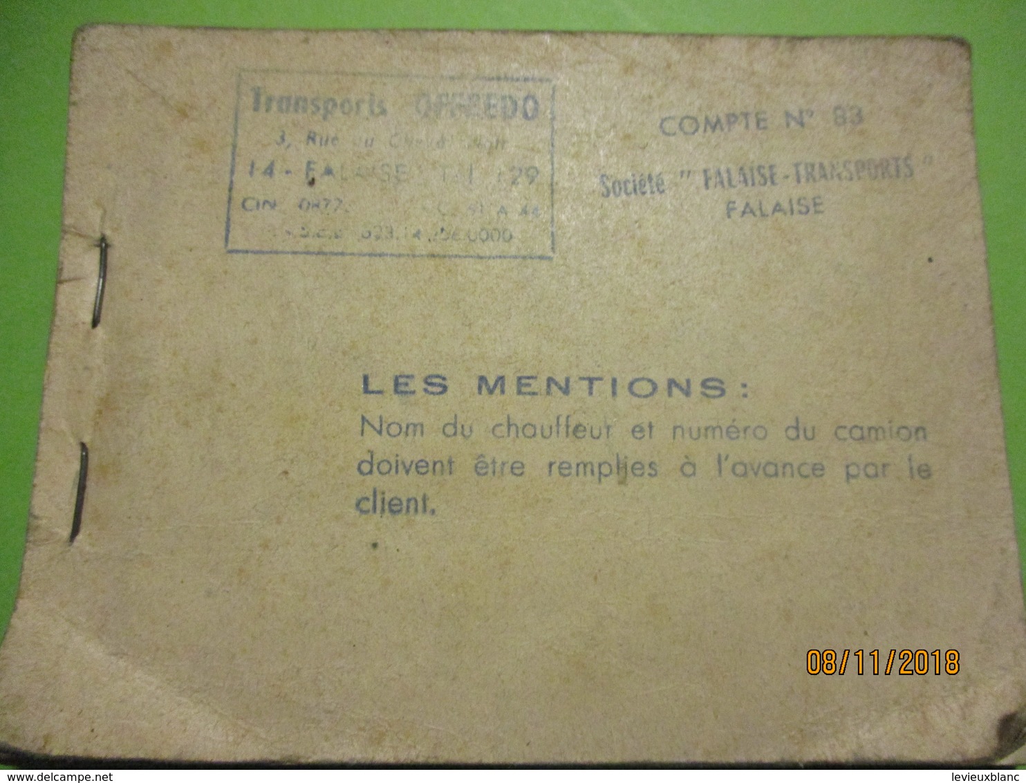 Carnet De Bons De Passage/Pont De TANCARVILLE/ Ch.  Com. Ind. Du Havre/Transports Offredo /Falaise/1971   AC146 - Autres & Non Classés