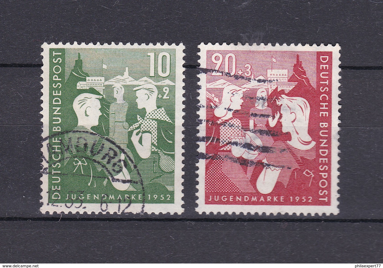 BRD - 1952 - Michel Nr. 153/154 - 40 Euro - Gebraucht